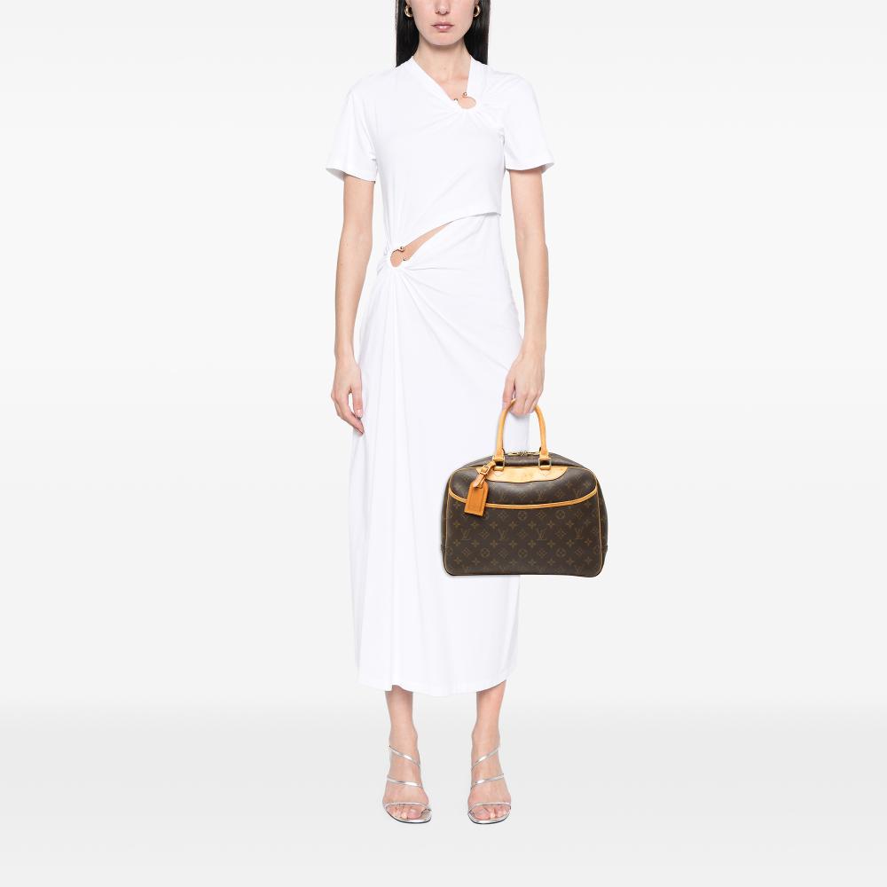 Louis Vuitton B Louis Vuitton Brown Monogram Canvas Fabric Monogram Deauville France