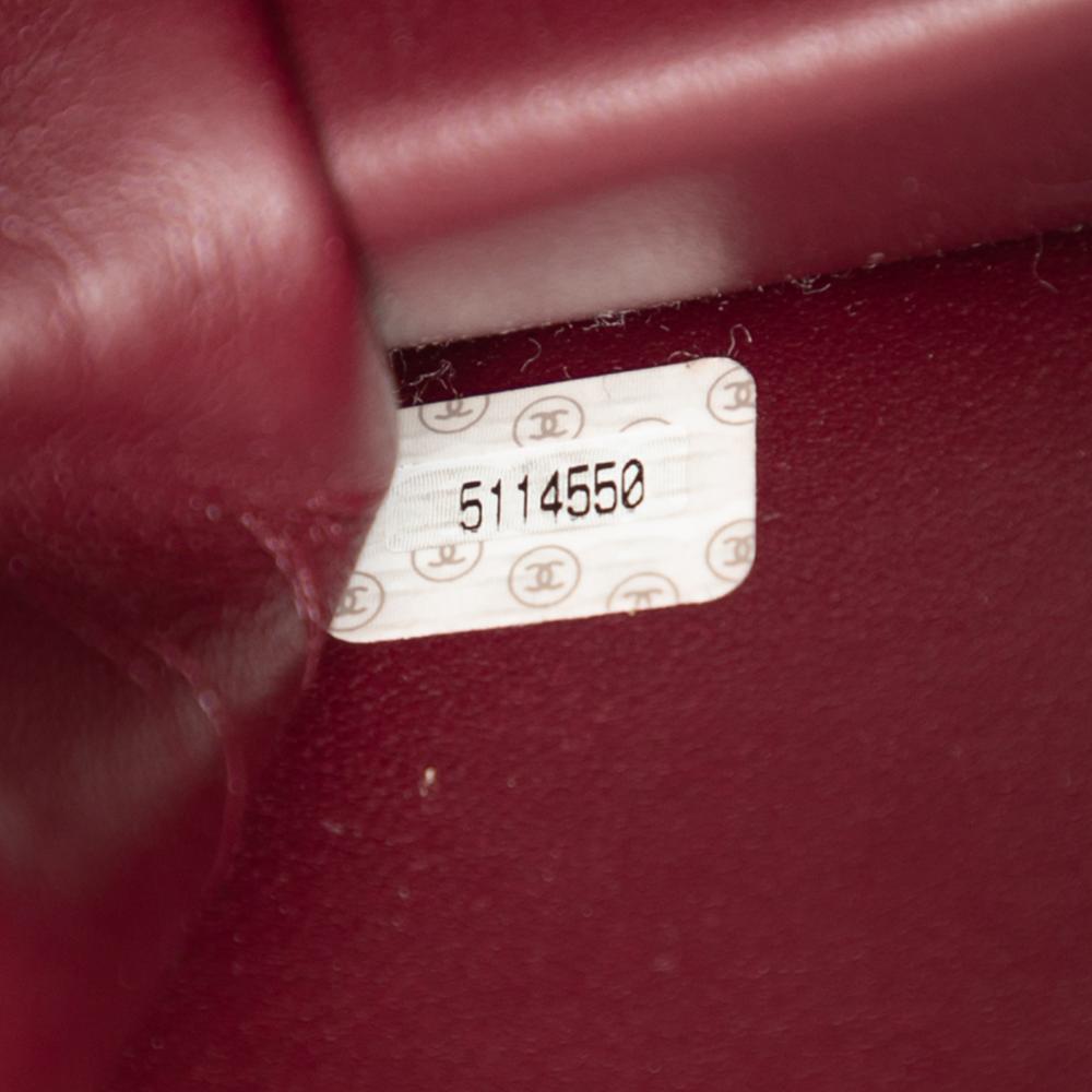 Chanel B Chanel Black Lambskin Leather Leather Medium CC Quilted Lambskin Single Flap France