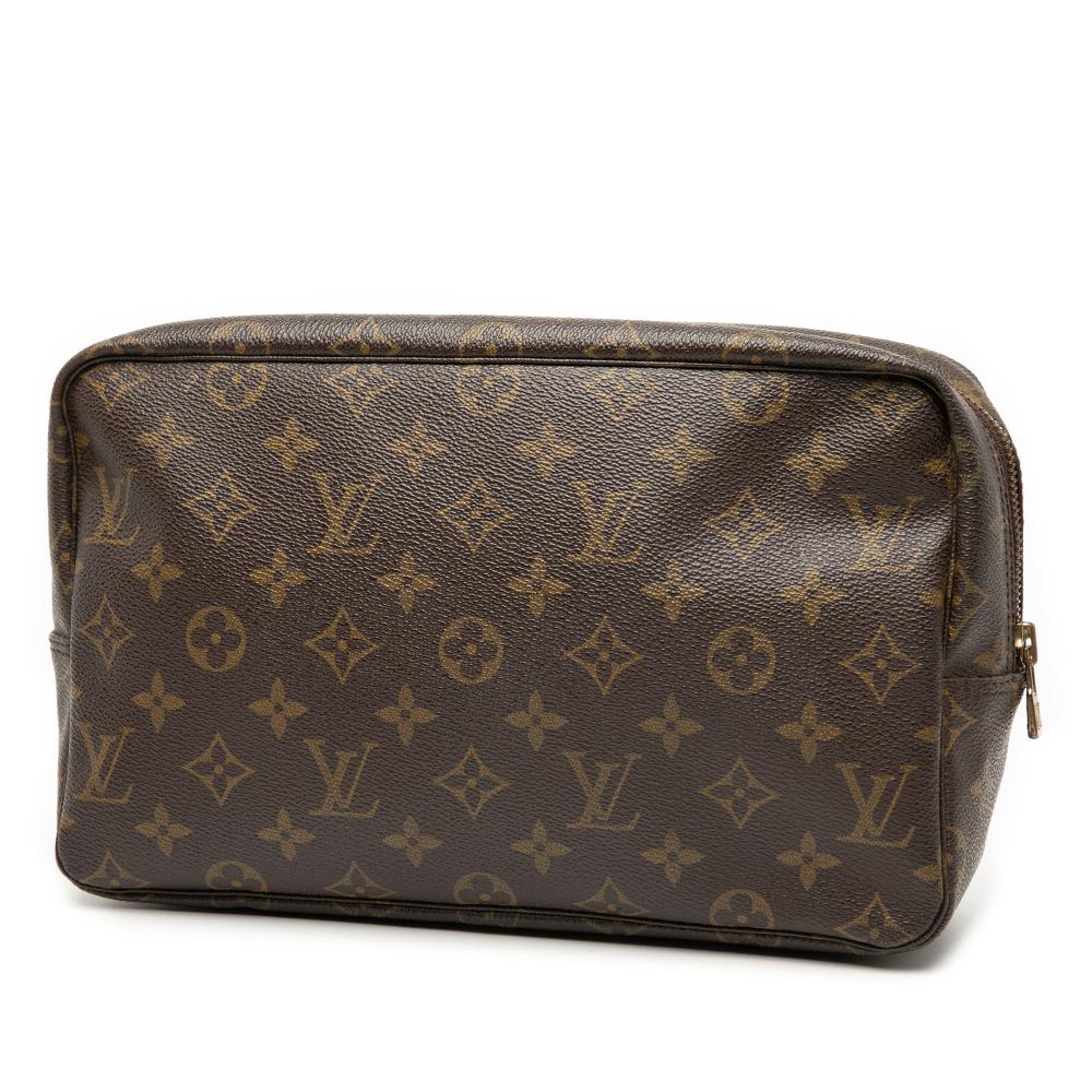 Louis Vuitton AB Louis Vuitton Brown Monogram Canvas Fabric Monogram Trousse Toilette 28 France