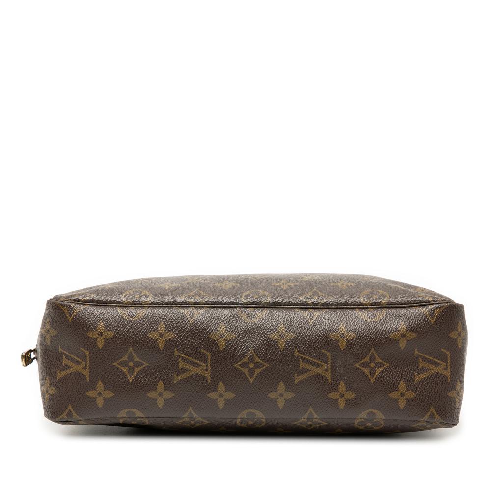 Louis Vuitton AB Louis Vuitton Brown Monogram Canvas Fabric Monogram Trousse Toilette 28 France