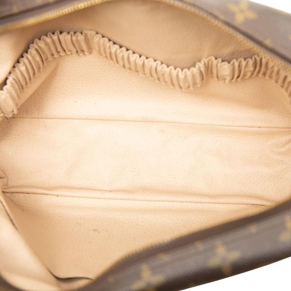 Louis Vuitton AB Louis Vuitton Brown Monogram Canvas Fabric Monogram Trousse Toilette 28 France