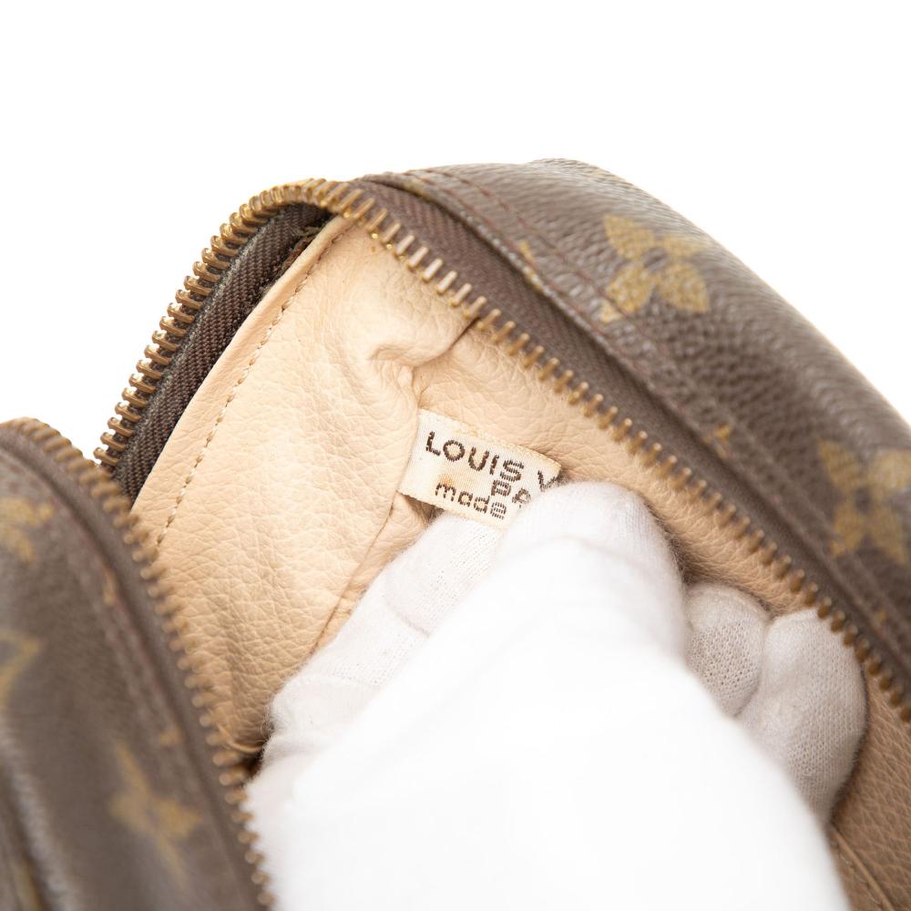 Louis Vuitton AB Louis Vuitton Brown Monogram Canvas Fabric Monogram Trousse Toilette 28 France