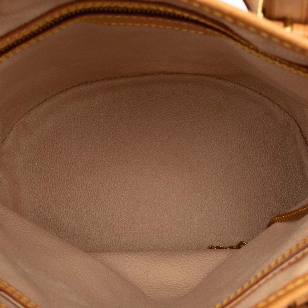 Louis Vuitton B Louis Vuitton Brown Monogram Canvas Fabric Monogram Petit Bucket France
