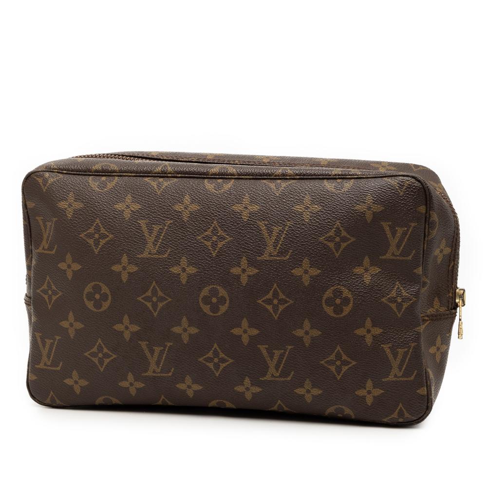 Louis Vuitton AB Louis Vuitton Brown Monogram Canvas Fabric Monogram Trousse Toilette 28 France