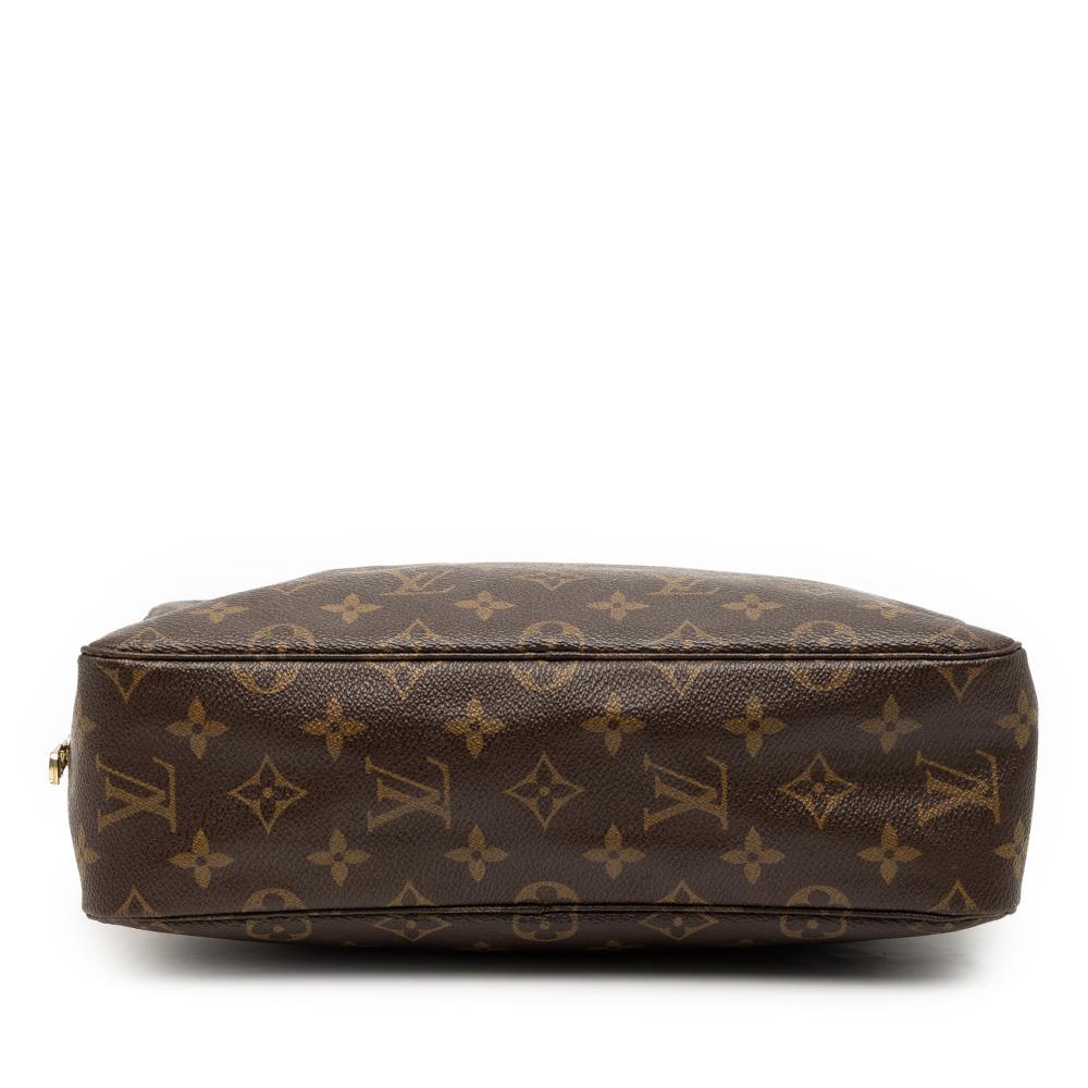 Louis Vuitton AB Louis Vuitton Brown Monogram Canvas Fabric Monogram Trousse Toilette 28 France