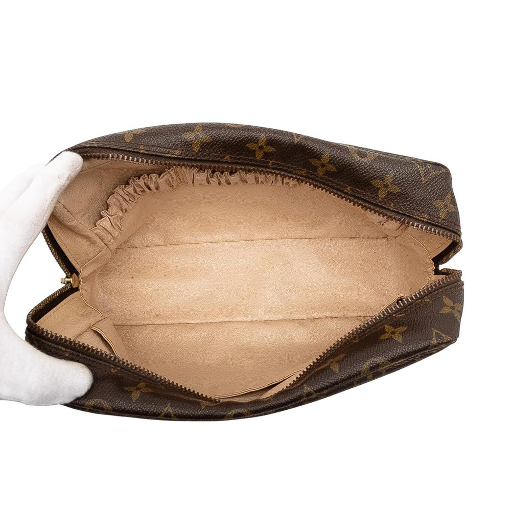 Louis Vuitton AB Louis Vuitton Brown Monogram Canvas Fabric Monogram Trousse Toilette 28 France
