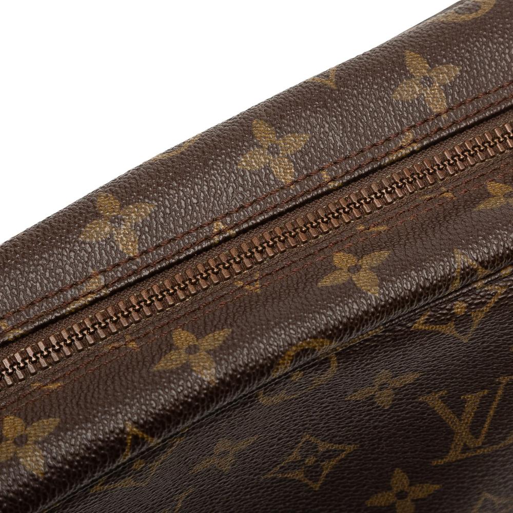 Louis Vuitton AB Louis Vuitton Brown Monogram Canvas Fabric Monogram Trousse Toilette 28 France