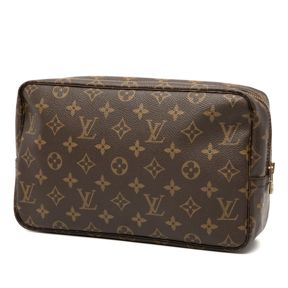 Louis Vuitton AB Louis Vuitton Brown Monogram Canvas Fabric Monogram Trousse Toilette 28 France