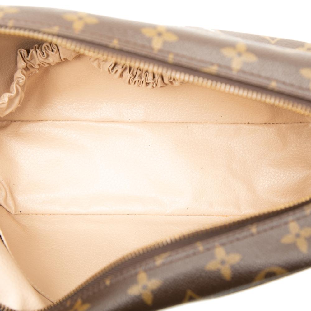 Louis Vuitton AB Louis Vuitton Brown Monogram Canvas Fabric Monogram Trousse Toilette 28 France