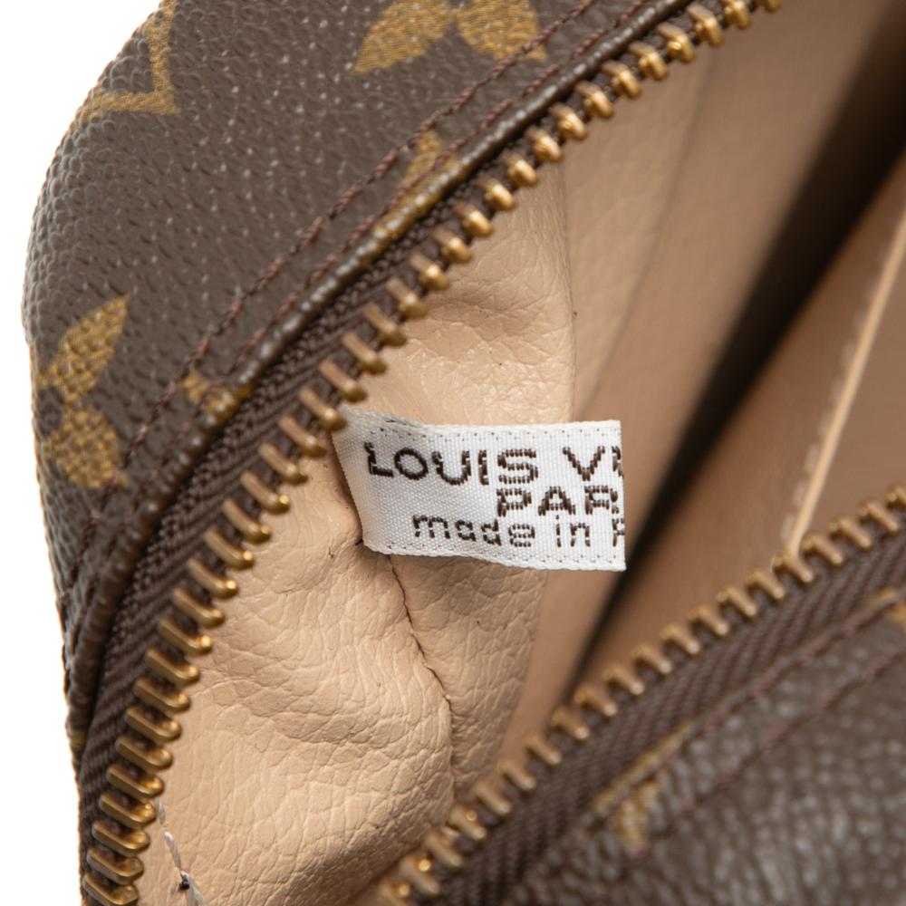 Louis Vuitton AB Louis Vuitton Brown Monogram Canvas Fabric Monogram Trousse Toilette 28 France