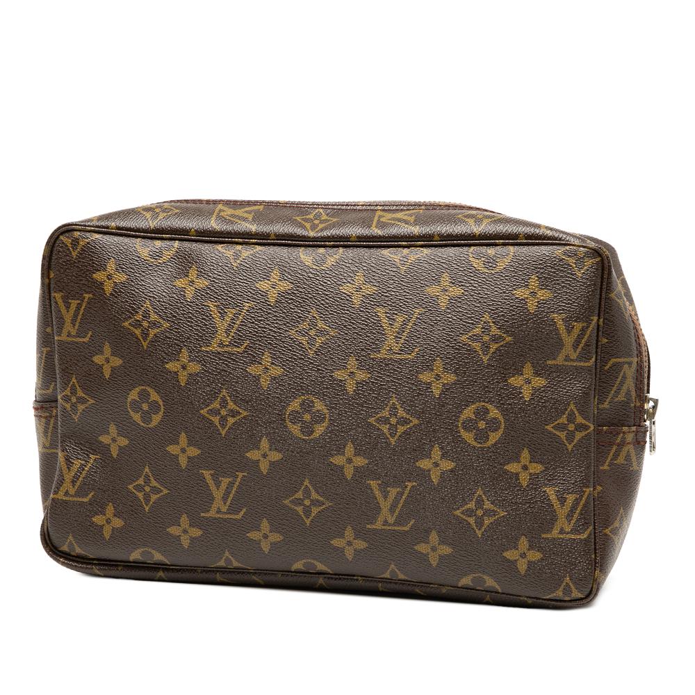 Louis Vuitton AB Louis Vuitton Brown Monogram Canvas Fabric Monogram Trousse Toilette 28 France