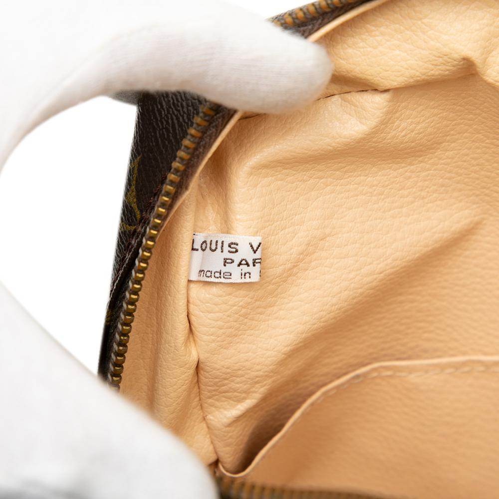 Louis Vuitton AB Louis Vuitton Brown Monogram Canvas Fabric Monogram Trousse Toilette 28 France