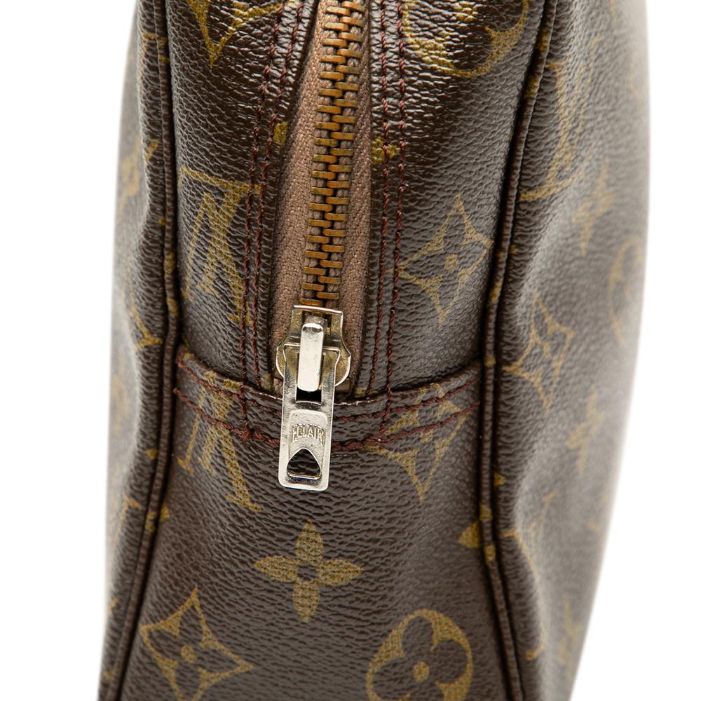 Louis Vuitton AB Louis Vuitton Brown Monogram Canvas Fabric Monogram Trousse Toilette 28 France