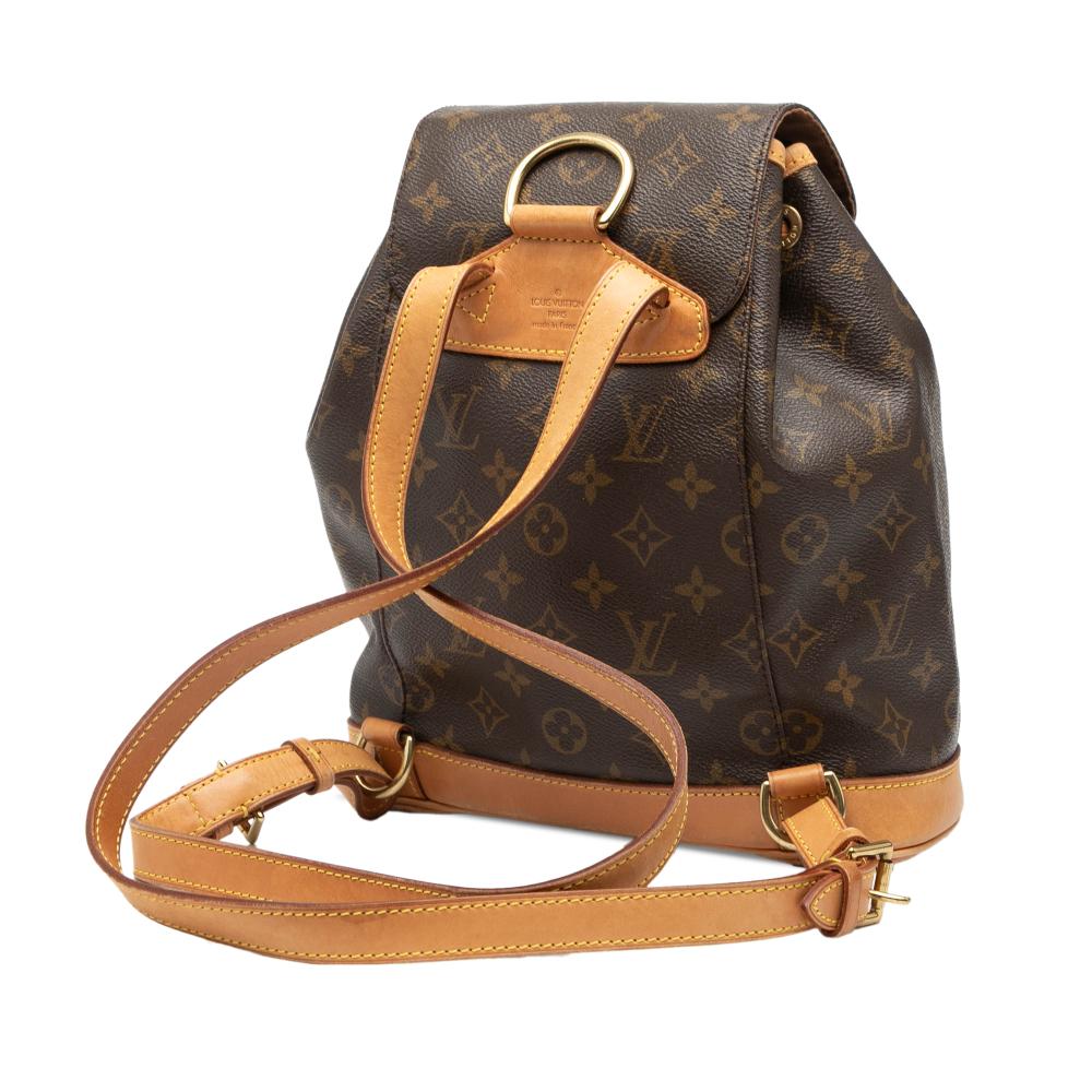 Louis Vuitton B Louis Vuitton Brown Monogram Canvas Fabric Monogram Montsouris MM France
