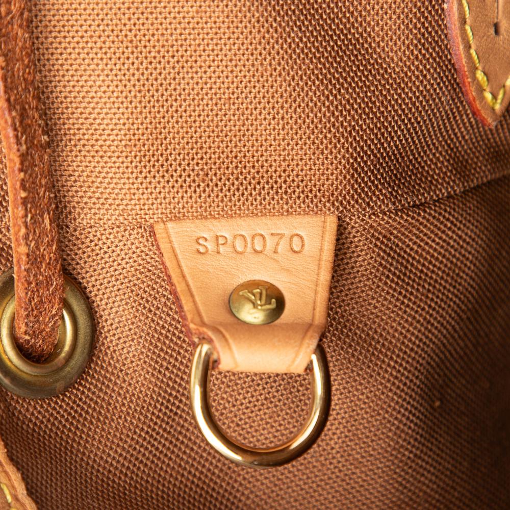 Louis Vuitton B Louis Vuitton Brown Monogram Canvas Fabric Monogram Montsouris MM France