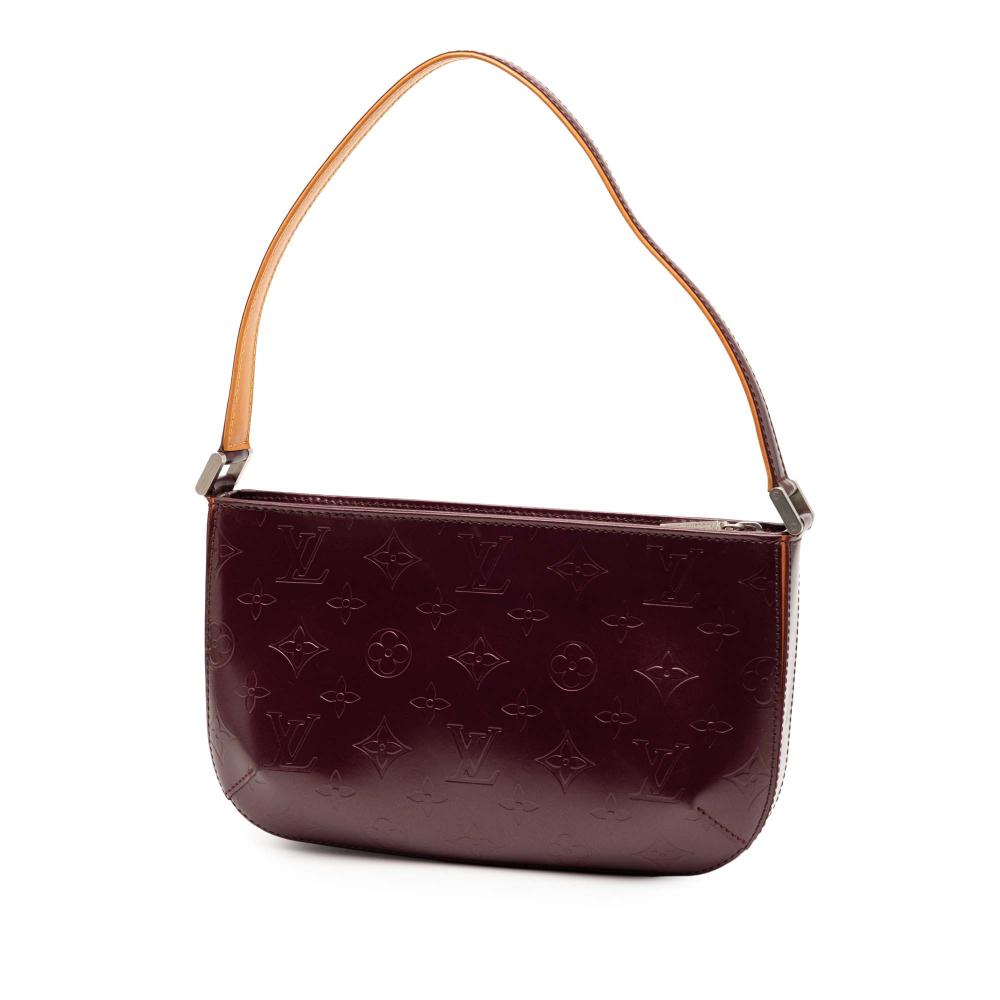 Louis Vuitton B Louis Vuitton Purple Calf Leather Monogram Mat Fowler France