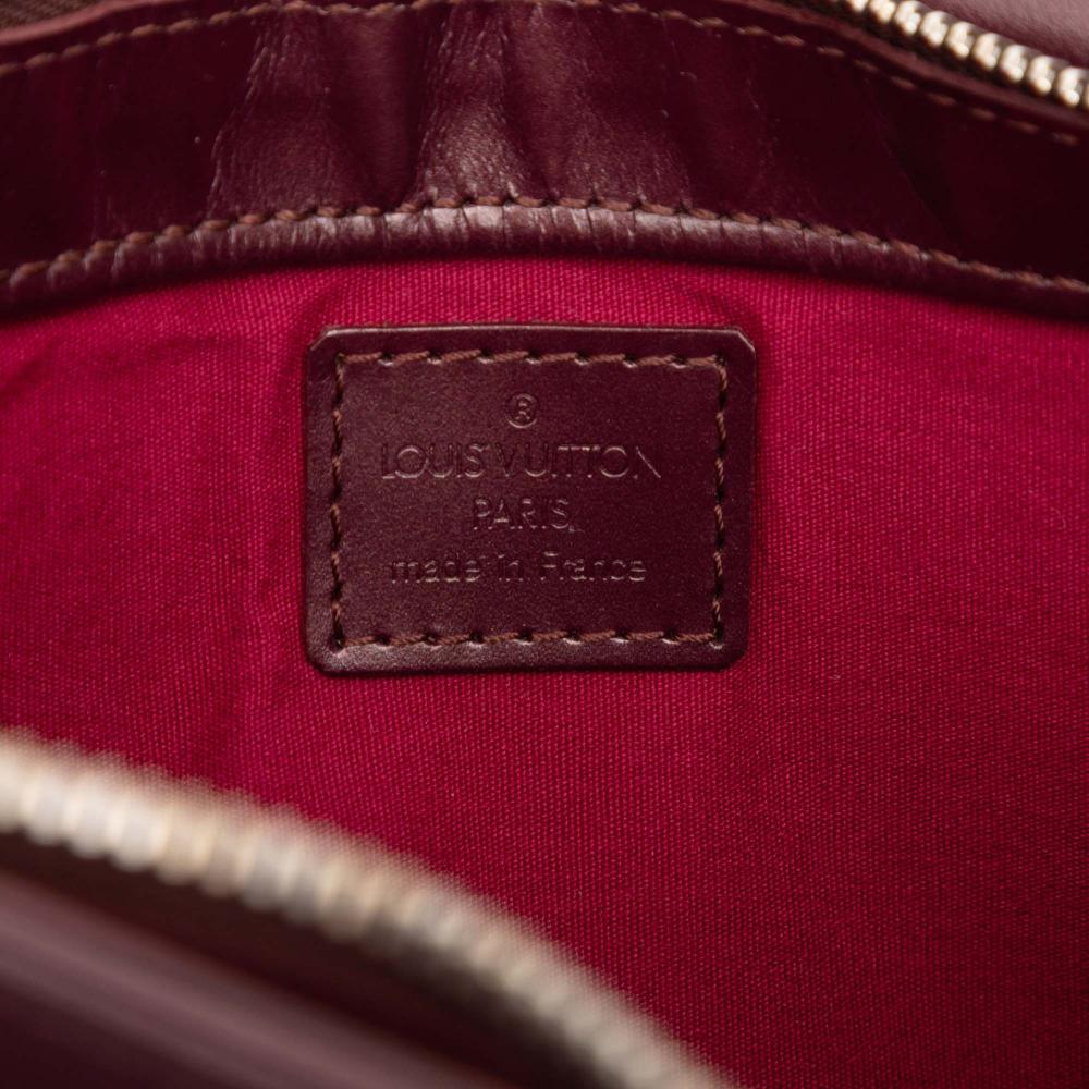 Louis Vuitton B Louis Vuitton Purple Calf Leather Monogram Mat Fowler France