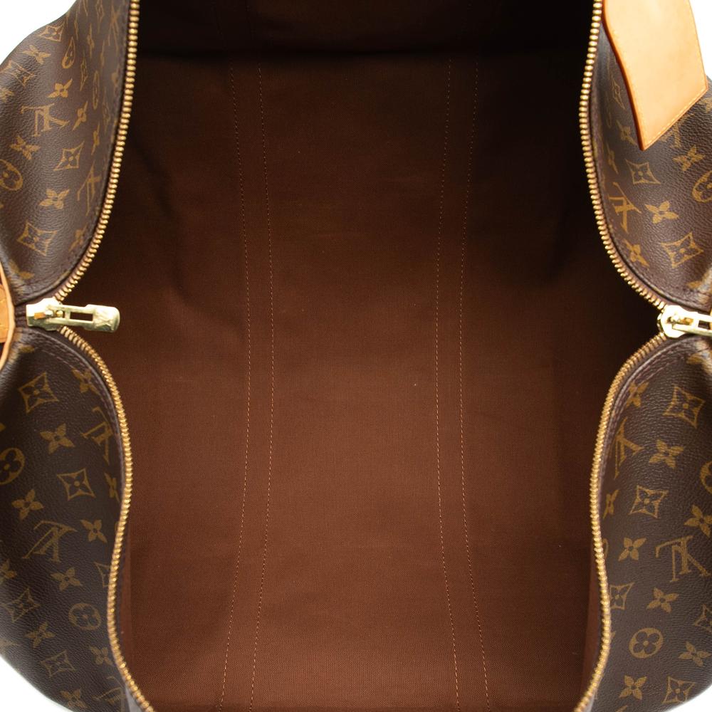 Louis Vuitton B Louis Vuitton Brown Monogram Canvas Fabric Monogram Keepall 60 France