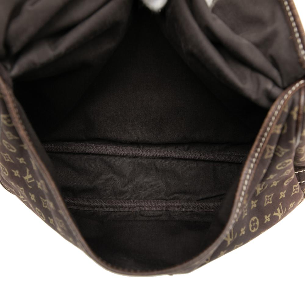 Louis Vuitton B Louis Vuitton Brown Dark Brown Canvas Fabric Monogram Mini Lin Saumur 30 France
