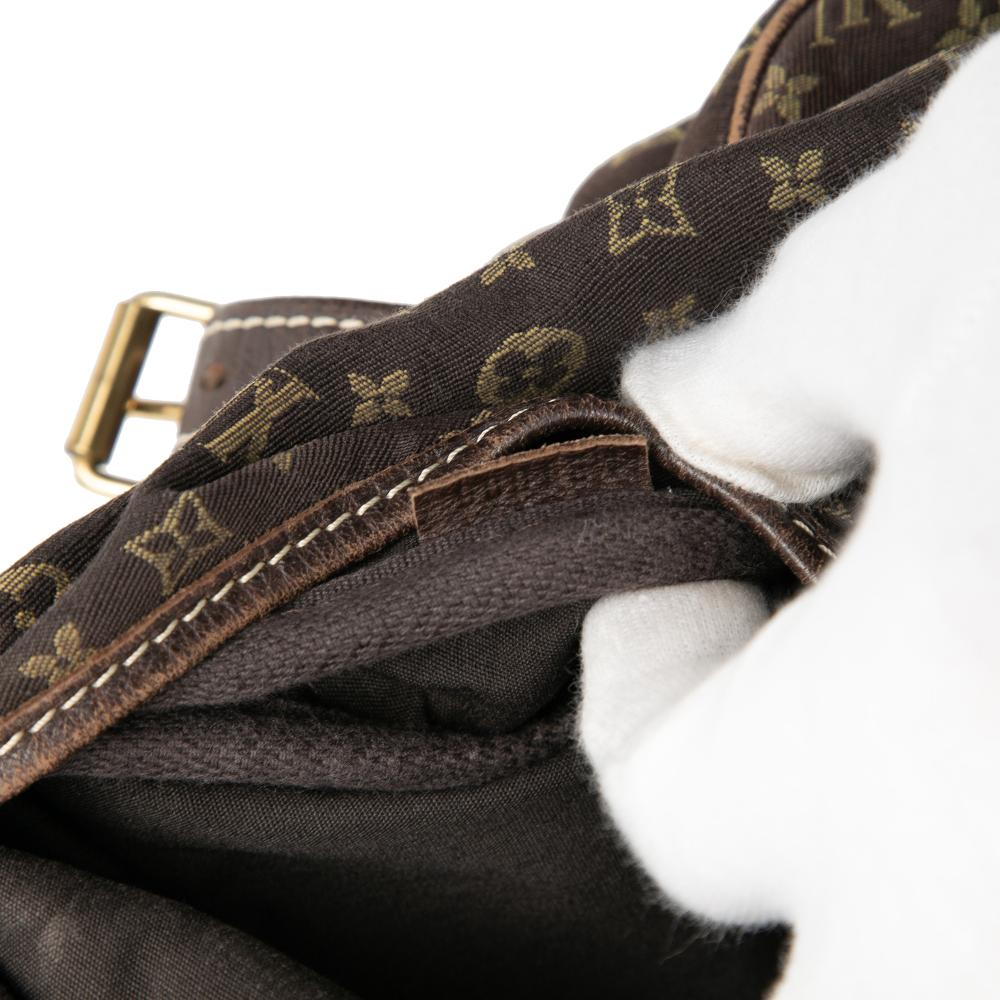 Louis Vuitton B Louis Vuitton Brown Dark Brown Canvas Fabric Monogram Mini Lin Saumur 30 France