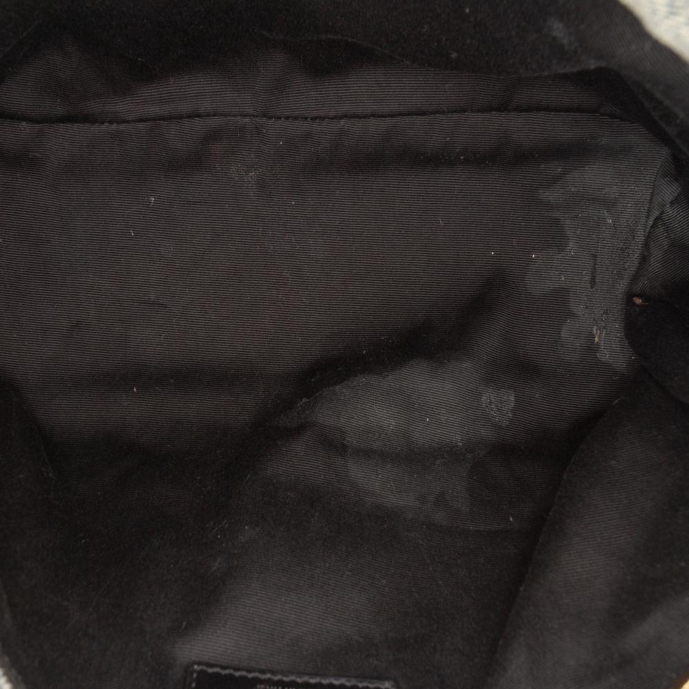 Saint Laurent AB Saint Laurent Gray Denim Fabric Small LouLou Puffer Italy