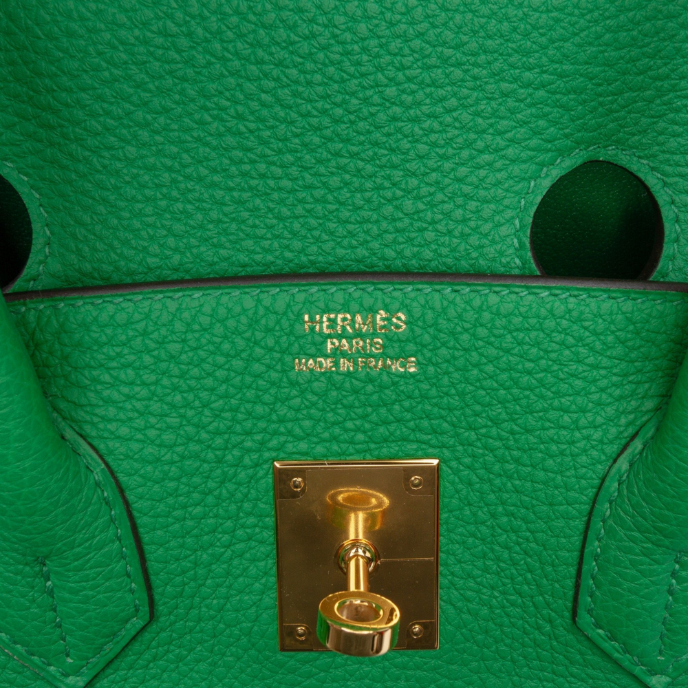 Hermès Birkin 35 Togo Leather Top-handle Bag Bambou