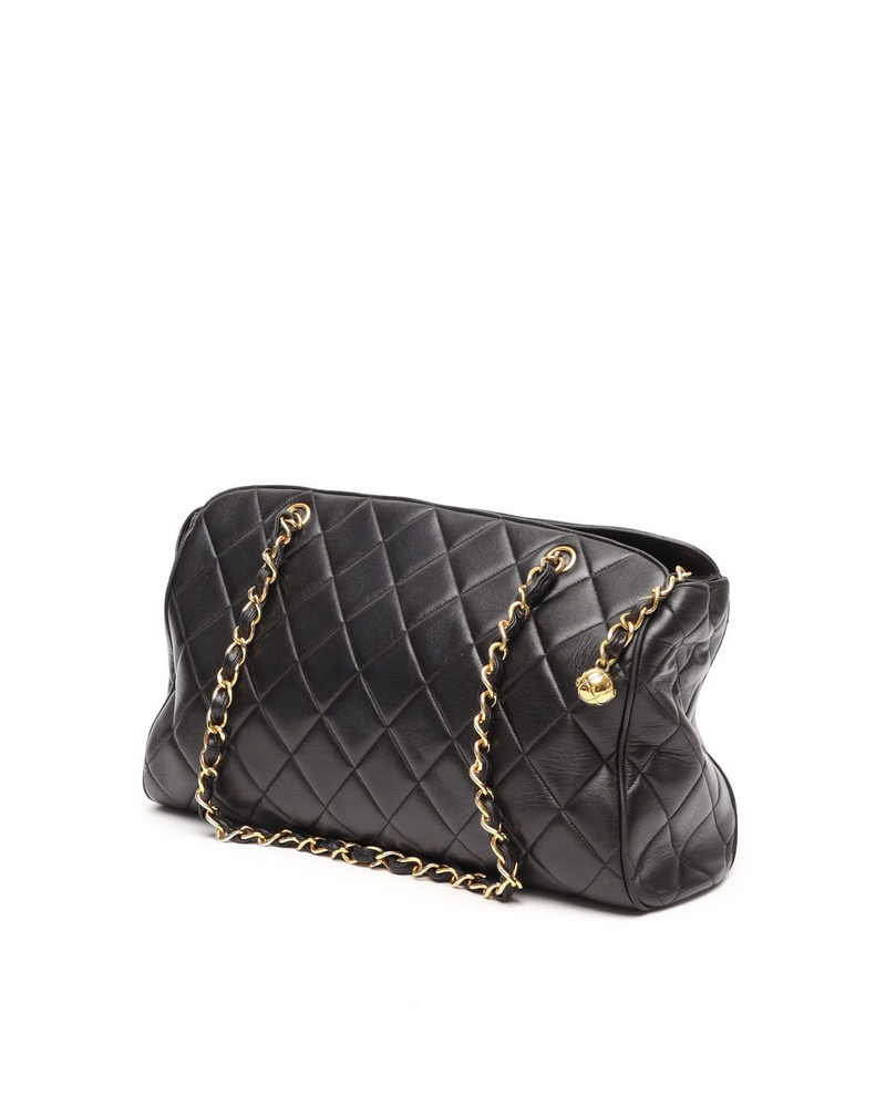 Chanel Quilted Chain Hobo Bag