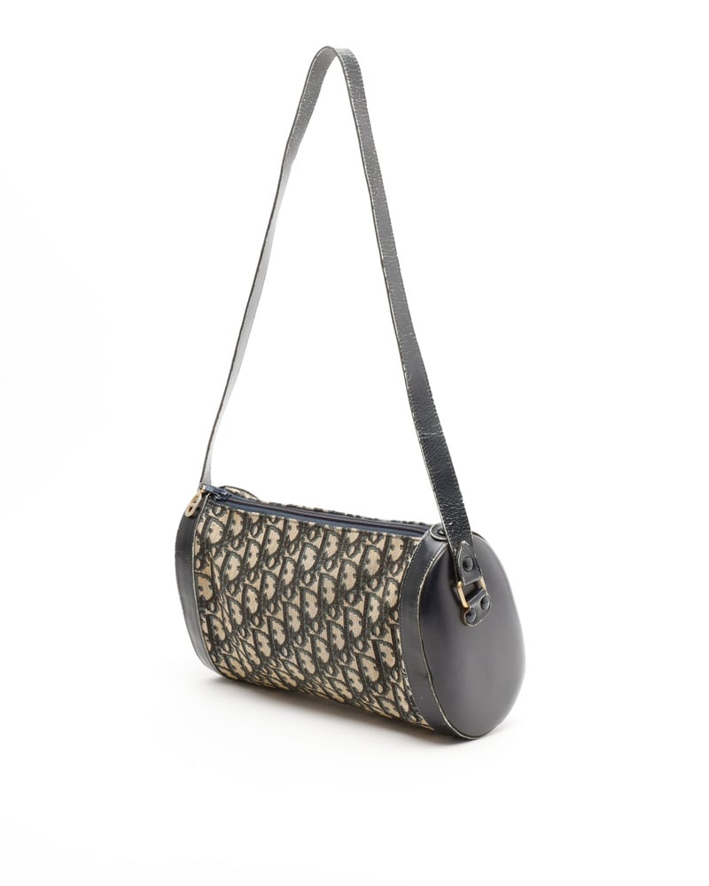 Christian Dior Oblique Mini Boston Shoulder Bag