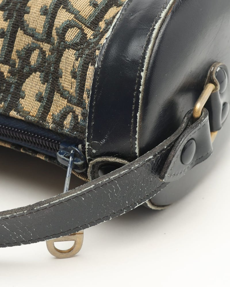 Christian Dior Oblique Mini Boston Shoulder Bag