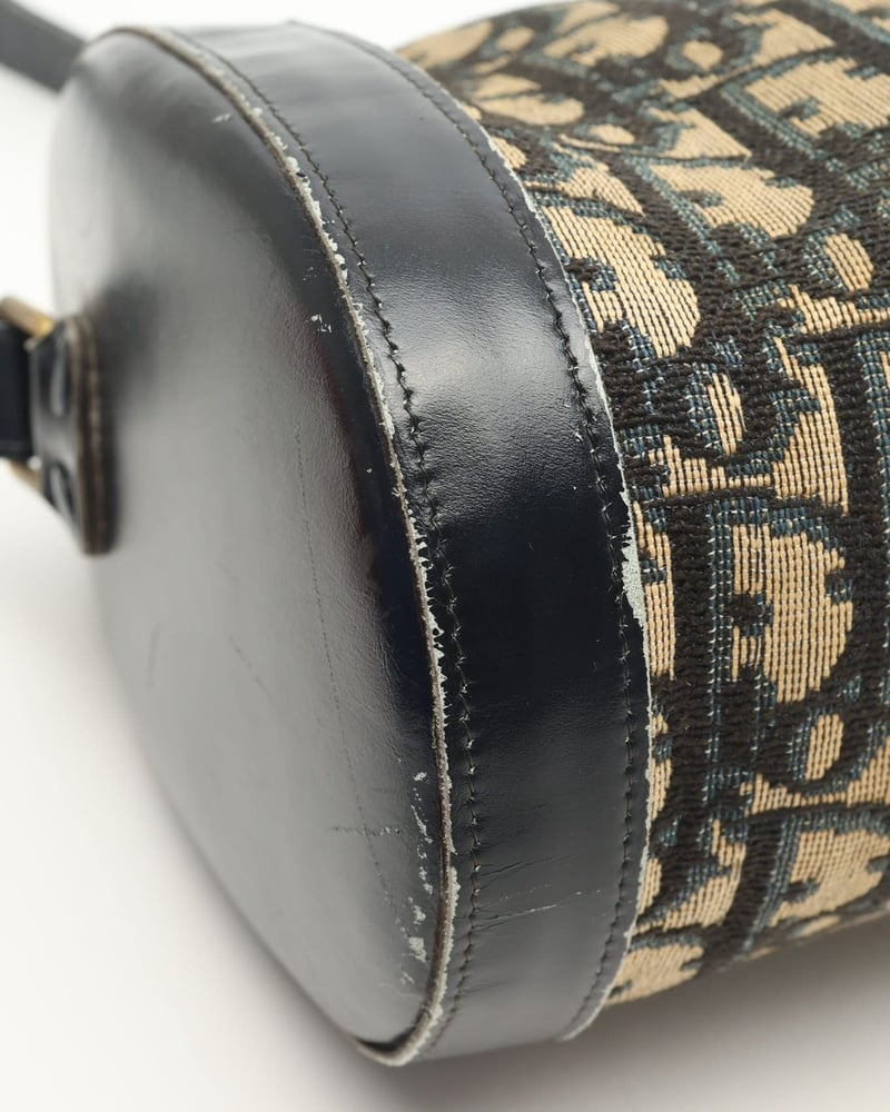 Christian Dior Oblique Mini Boston Shoulder Bag