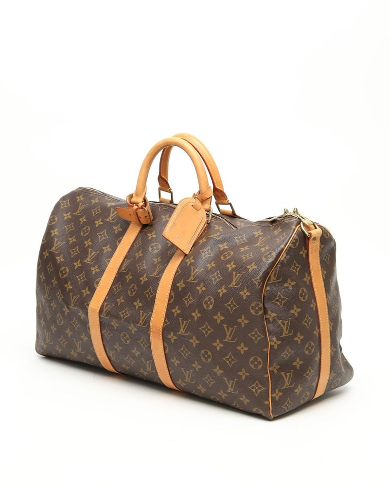 Louis Vuitton Monogram Keepall Bandoulière 50 Weekend Bag