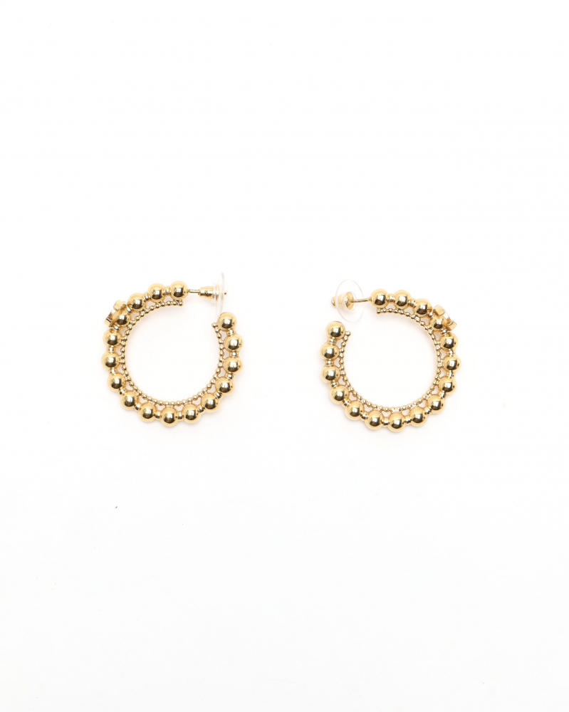 Chanel CC Hoop Earrings