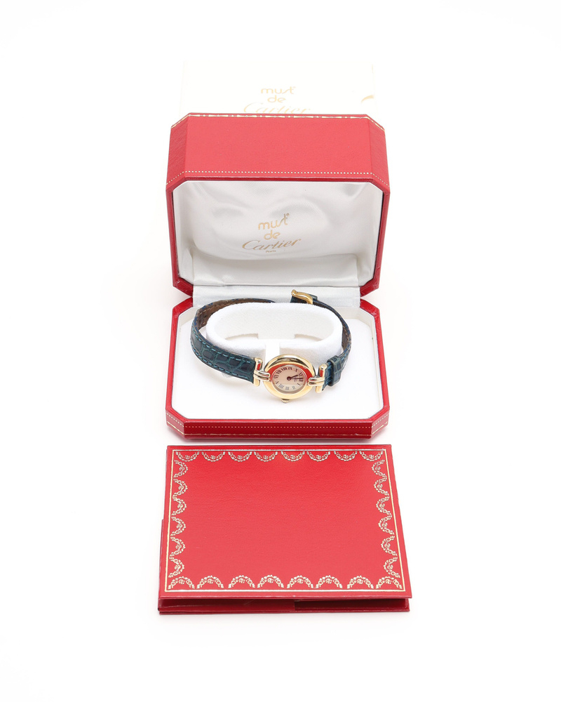 Cartier Vendome Vermeil 24mm 1997 Full Set Watch