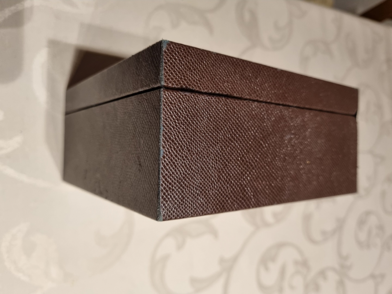 Boucheron Boîte à bijoux en cuir et vison