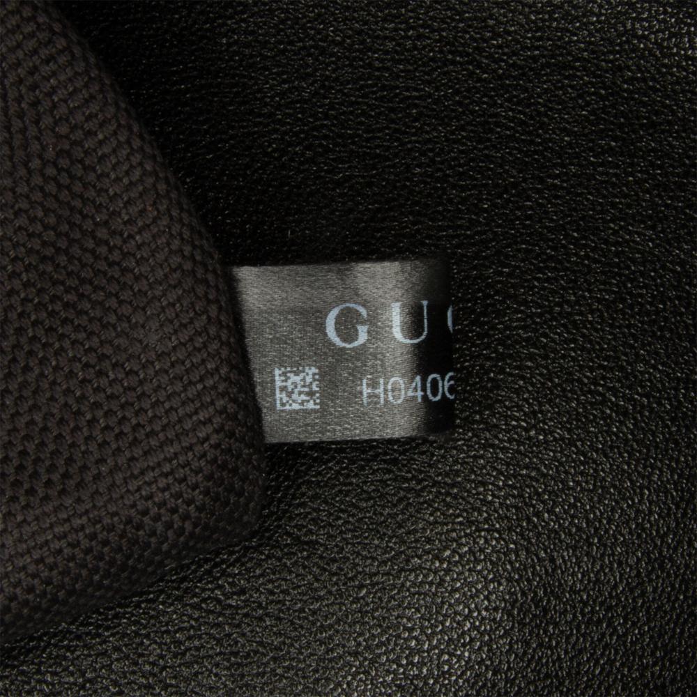 Gucci AB Gucci Black Calf Leather Medium Blondie Satchel Italy