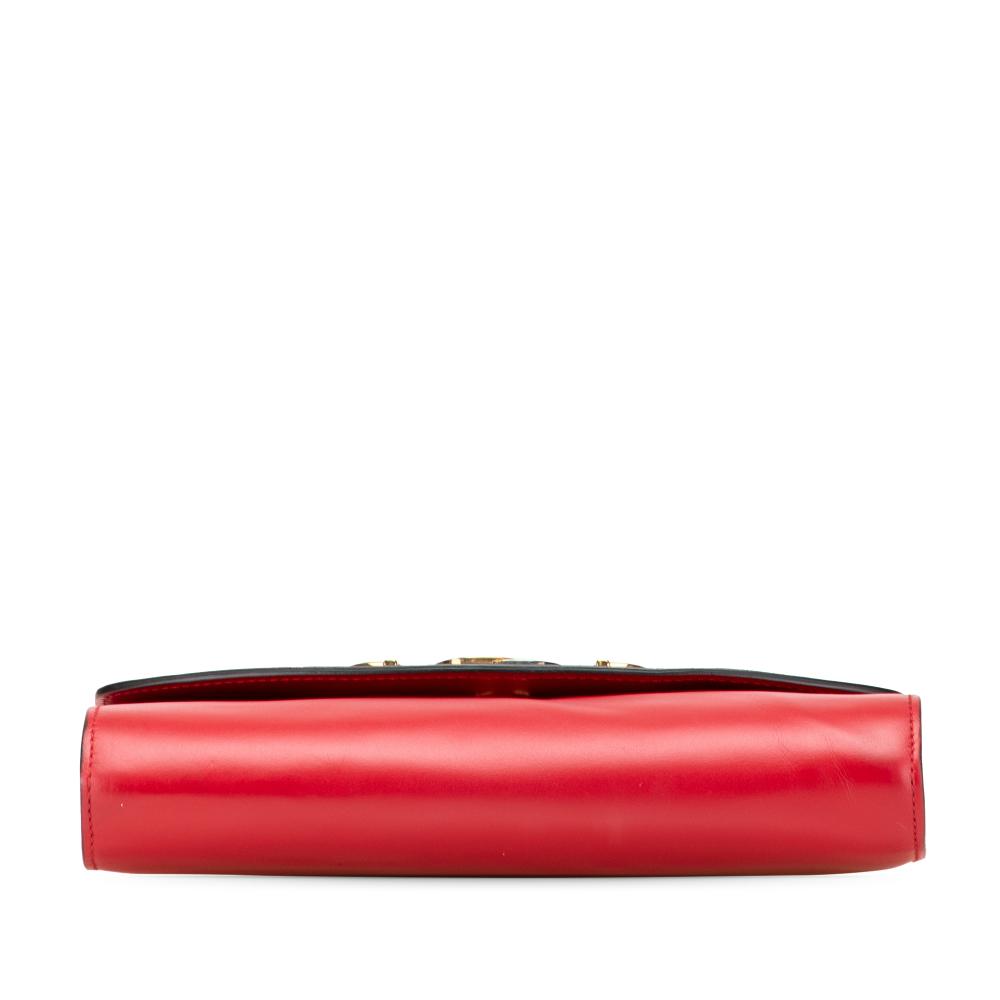 Gucci B Gucci Red Calf Leather Small Zumi Satchel Italy