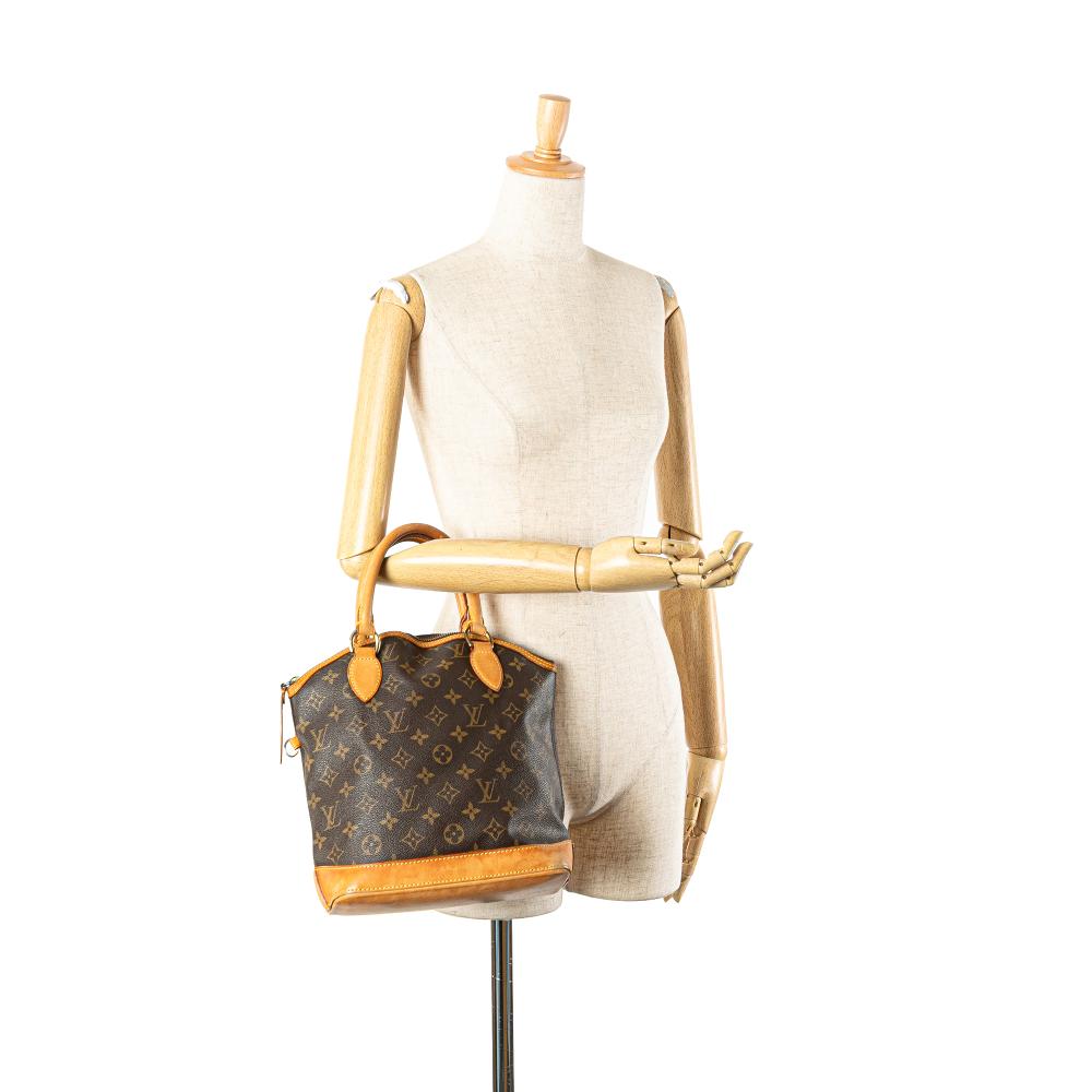 Louis Vuitton B Louis Vuitton Brown Monogram Canvas Canvas Monogram Lockit PM France
