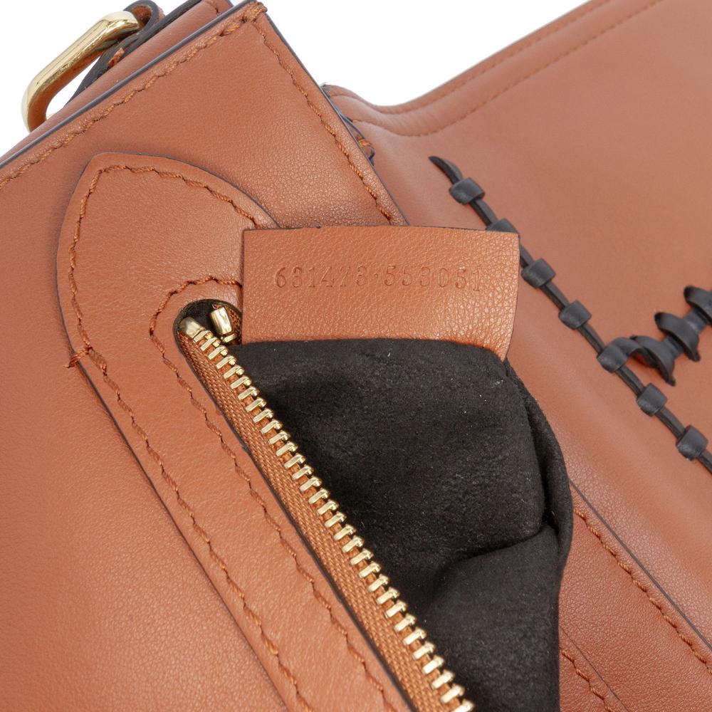 Alexander McQueen AB Alexander McQueen Brown Calf Leather Medium The Story Shoulder Bag Italy