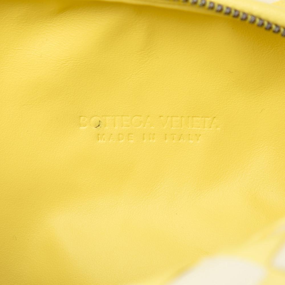 Bottega Veneta AB Bottega Veneta Yellow Nappa Leather Leather Teen Bicolor Nappa Intrecciato Dragon Jodie Italy