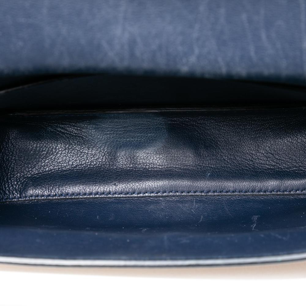 Burberry B Burberry Brown Light Beige Calf Leather Bridle Square Crossbody Italy