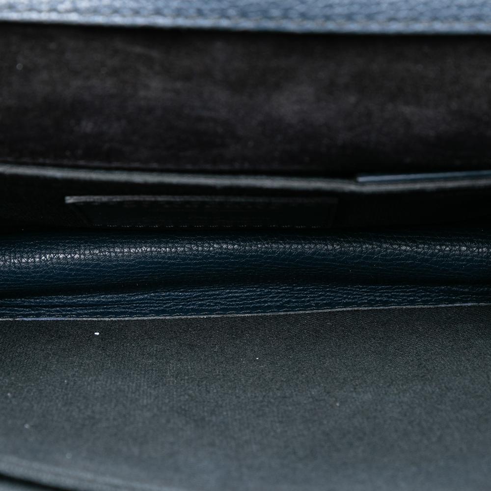 Burberry B Burberry Blue Navy Canvas Fabric Small Leather and House Check Derby Macken Crossbody Italy