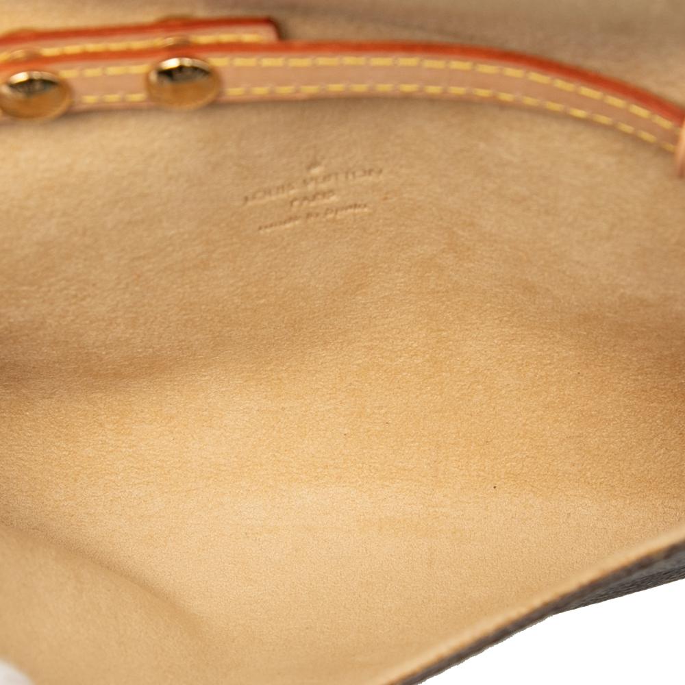 Louis Vuitton B Louis Vuitton Brown Monogram Canvas Fabric Monogram Pochette Twin PM Spain