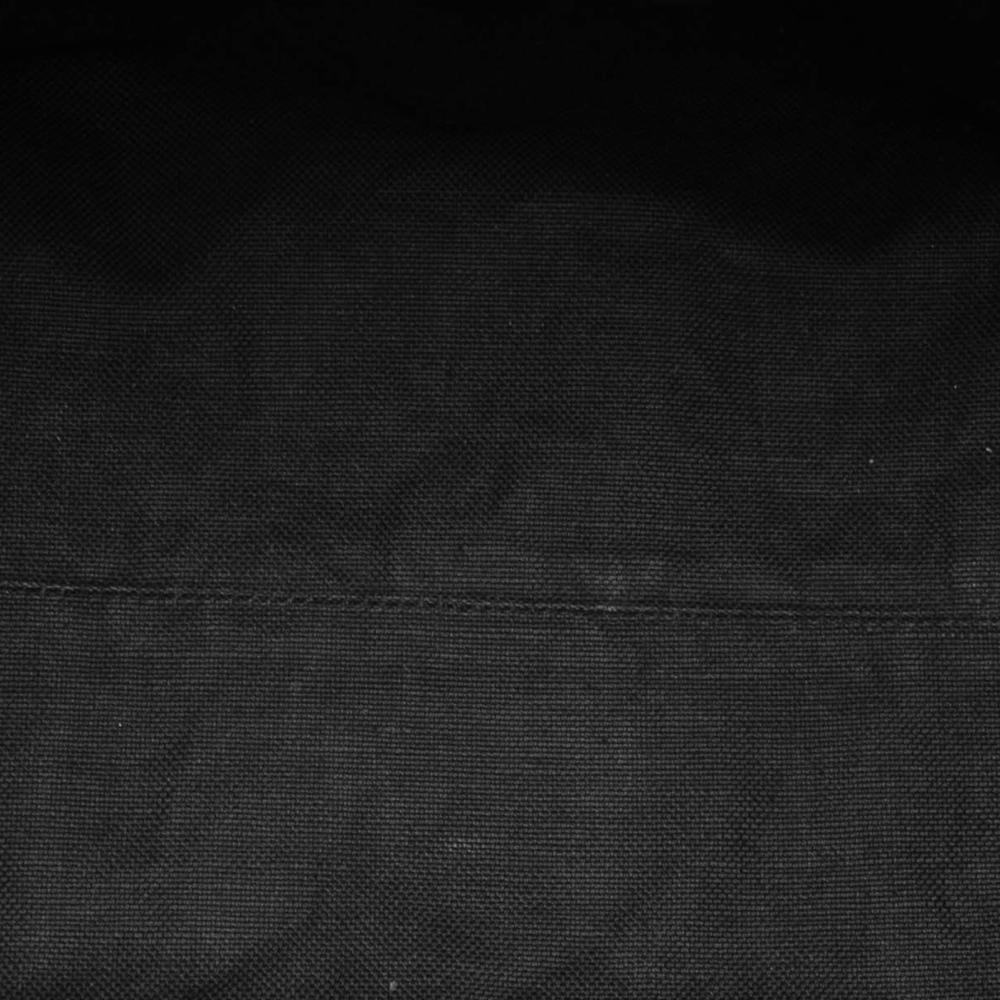 Gucci AB Gucci Black Coated Canvas Fabric GG Supreme Tote Italy