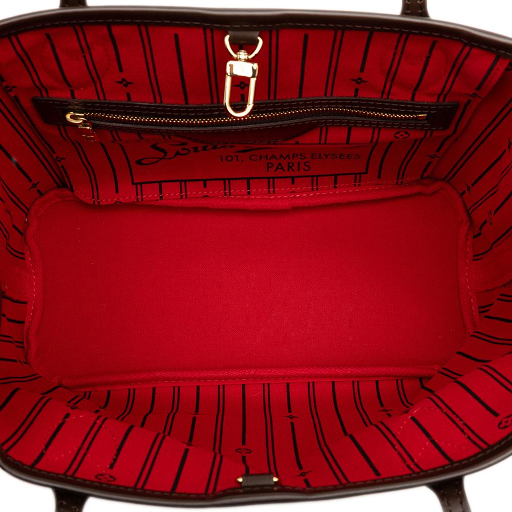 Louis Vuitton AB Louis Vuitton Brown Damier Canvas Fabric Damier Ebene Neverfull PM France