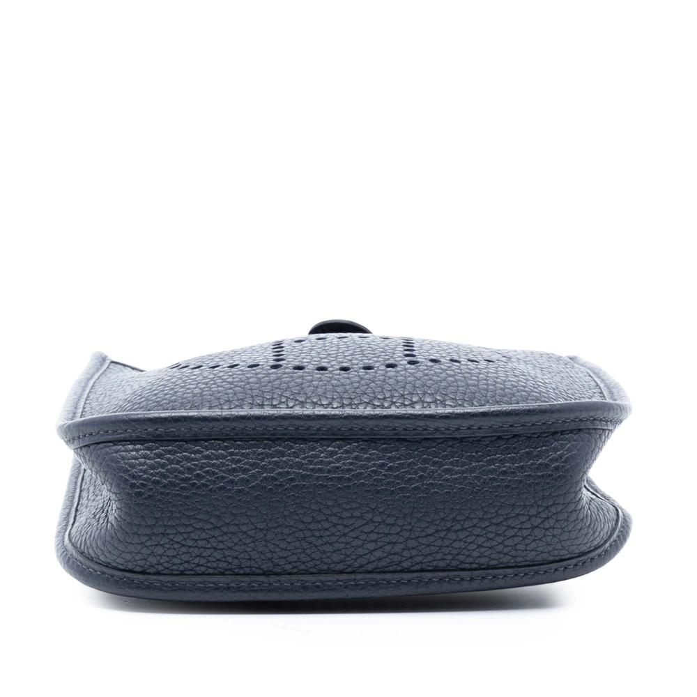 Hermès AB Hermès Blue Navy Calf Leather Clemence Evelyne TPM France