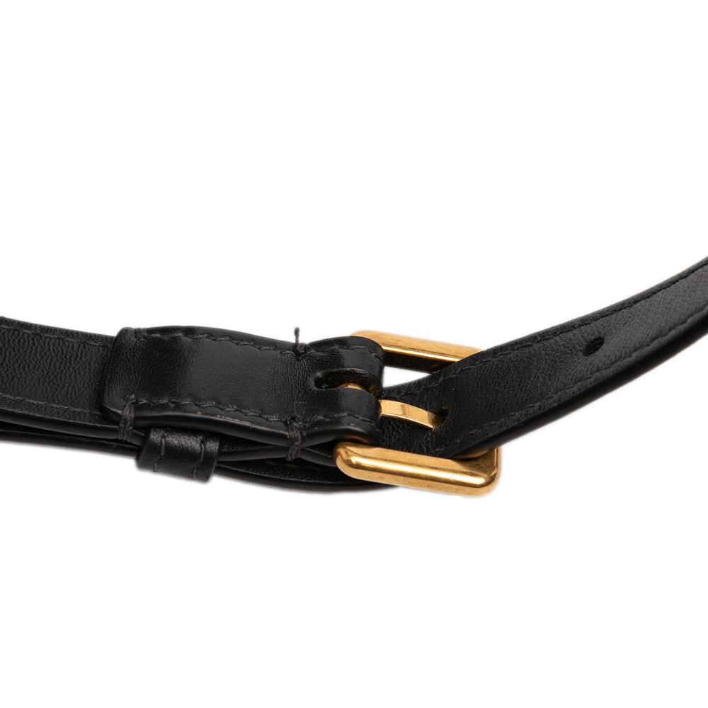 Christian Dior AB Dior Blue Navy Canvas Fabric Oblique Saddle Belt Bag Italy