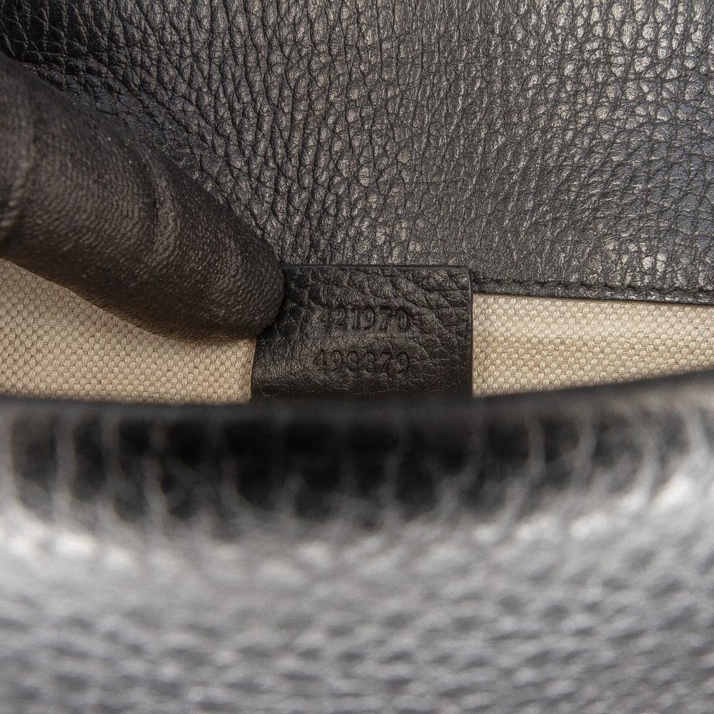 Gucci B Gucci Black Calf Leather Small Dionysus Crossbody Italy