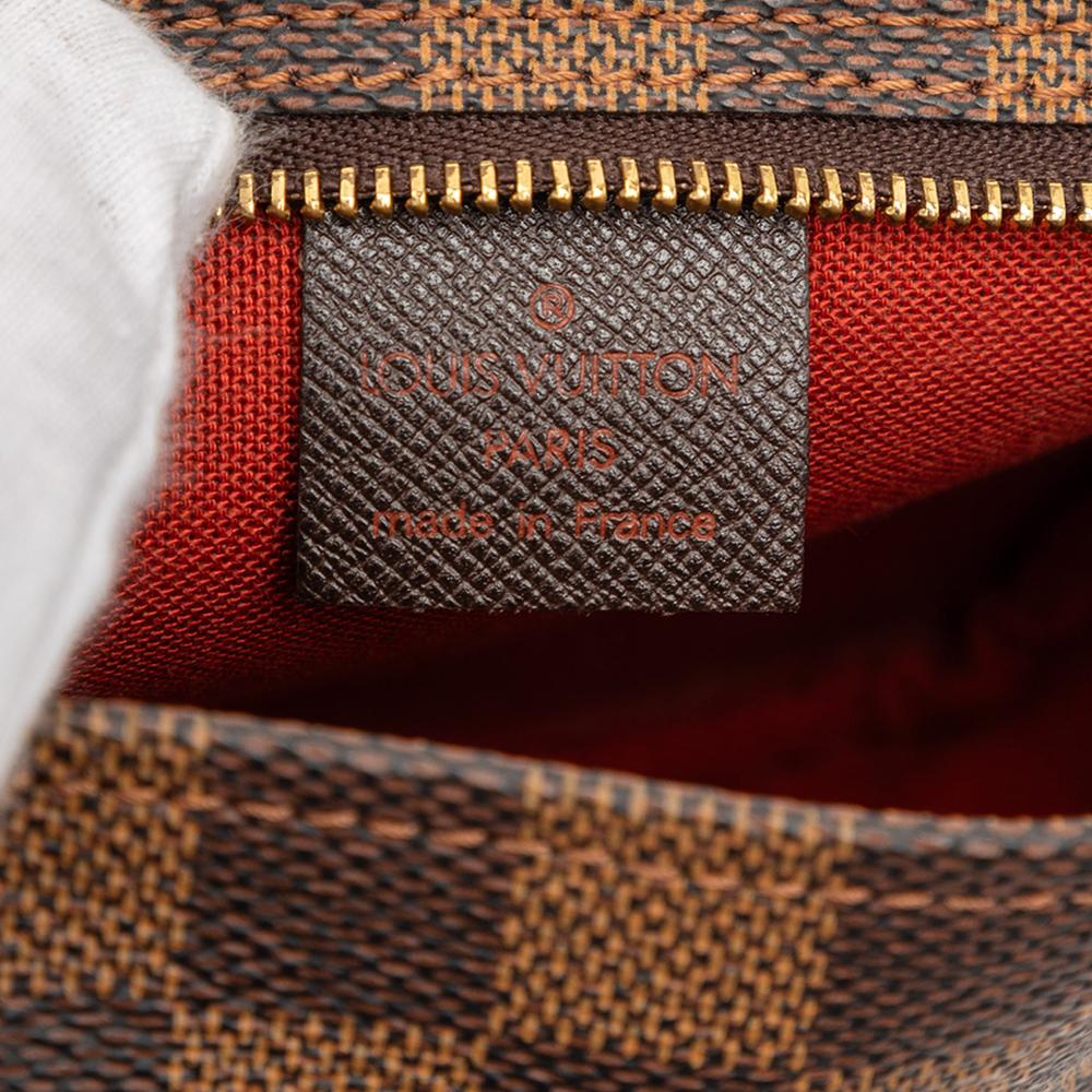 Louis Vuitton B Louis Vuitton Brown Damier Canvas Fabric Damier Ebene Trousse Pochette France