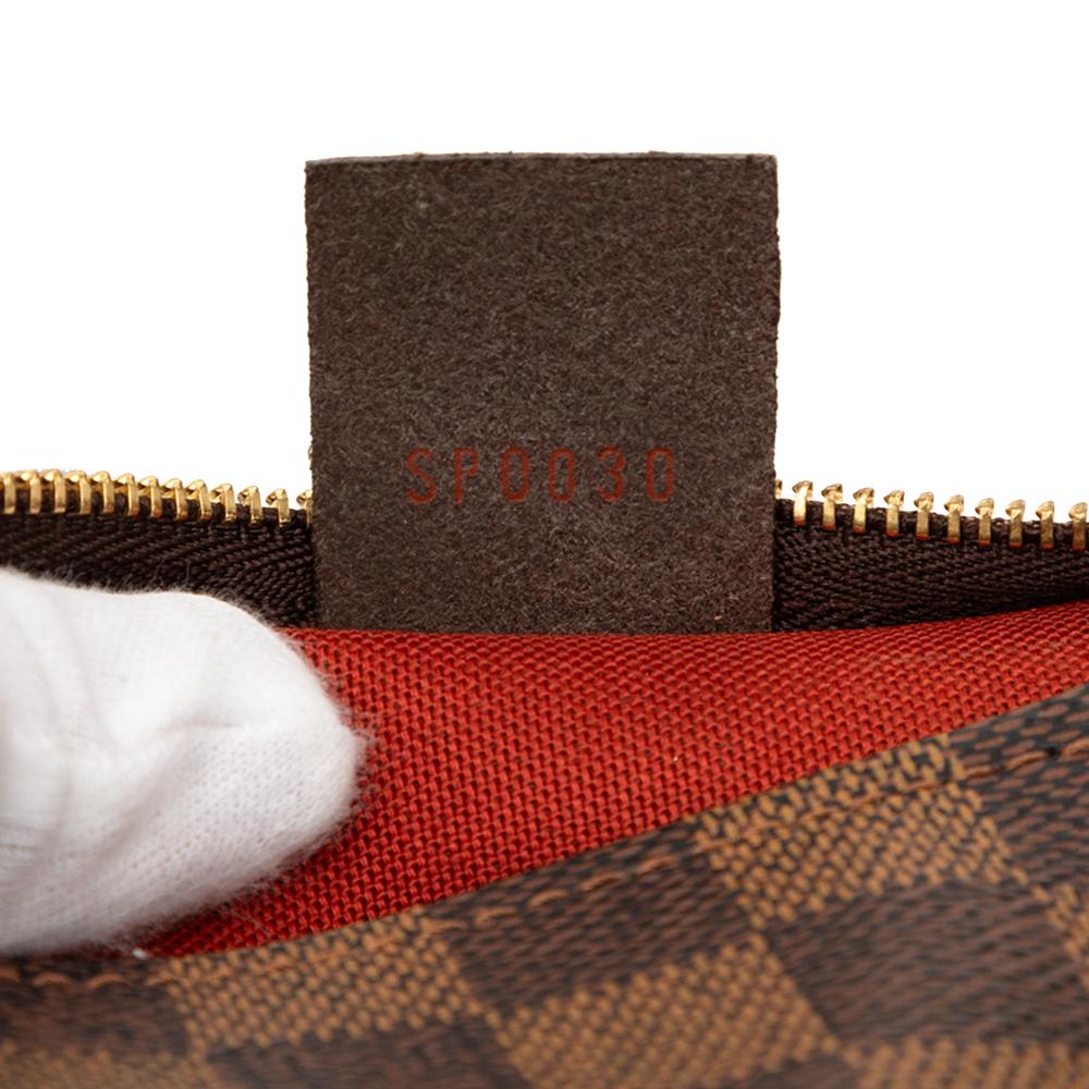 Louis Vuitton B Louis Vuitton Brown Damier Canvas Fabric Damier Ebene Trousse Pochette France