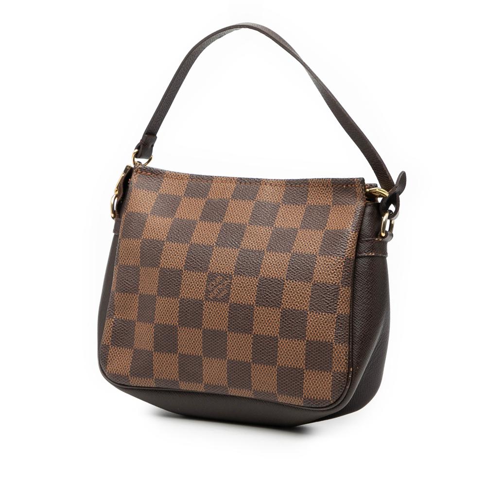 Louis Vuitton B Louis Vuitton Brown Damier Canvas Fabric Damier Ebene Trousse Pochette France